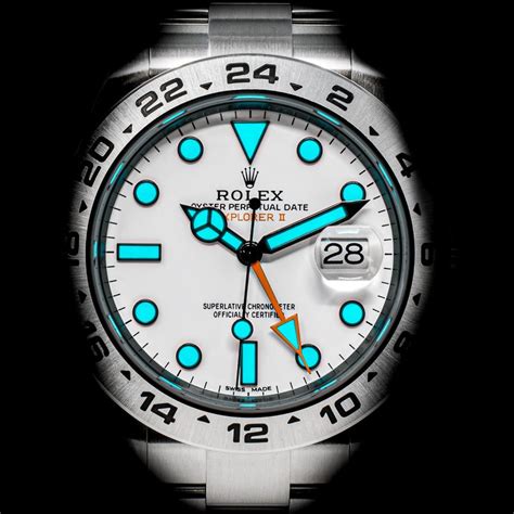 chromalight rolex explorer|Rolex luminous face.